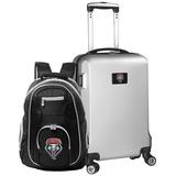 New Mexico Lobos Deluxe 2-Piece Backpack and Carry-On Set - Silver