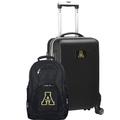 Appalachian State Mountaineers Deluxe 2-Piece Backpack and Carry-On Set - Black