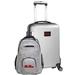 Ole Miss Rebels Deluxe 2-Piece Backpack and Carry-On Set - Silver