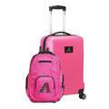 Arizona Diamondbacks Deluxe 2-Piece Backpack and Carry-On Set - Pink