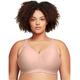 Glamorise Women's Full Figure MagicLift Seamless Wirefree Sports Bra #1006 Full Cup Full Coverage Bra, Beige (Cafe 211), 36B (Manufacturer Size:36B)