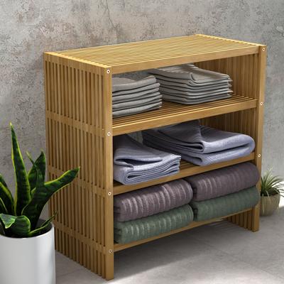 31.5 inch Luxury Standalone Teak Shelf