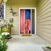 The Holiday Aisle® American Flag Door Mural Metal in Red | 80 H x 32 W in | Wayfair B9CE9F1F07144DDDB156ACD551B86B26