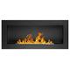 Bio Ethanol Fire BioFire Fireplace Modern 900 x 400 Black Wall - Mounted Alcohol Fireplace