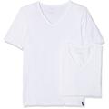 Schiesser Men's 95/5 Shirt (2er Pack) Undershirt, White (White 100), 3XL (Pack of 2)