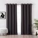 Alcott Hill® Schaeffer Solid Blackout Thermal Grommet Curtain Panels Polyester in Gray | 84 H in | Wayfair ACOT4344 38139471