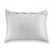 Ann Gish Silk Charmeuse French Knot Sham Silk in Gray | 20 H x 26 W x 3 D in | Wayfair SHCHS-SIL