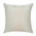 Ann Gish Silk Charmeuse French Knot Sham Silk in White | 26 H x 26 W x 3 D in | Wayfair SHCHE-IVO