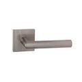 Delaney Hardware Solid Zinc Privacy Door Lever w/ Rosette Round Grade 2 in Gray | 3 H x 6 W in | Wayfair BV338711