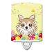 Caroline's Treasures Jack Russell Terrier Easter Egg Hunt Ceramic Night Light Ceramic in Yellow | 6 H x 3 W x 3 D in | Wayfair BB1933CNL