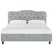 Willa Arlo™ Interiors Pires Tufted Low Profile Platform Bed Upholstered/Velvet/Metal | 41 H x 62 W x 83 D in | Wayfair