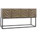 Noir Zurich 60" Console Table Wood in Brown | 32 H x 60 W x 19 D in | Wayfair GCON262BW