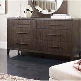 Union Rustic Kinnaird Commode double 6 tiroirs Aventura Raphael Wood in Brown | 35.25 H x 68 W x 20.75 D in | Wayfair