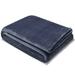 Nautica Solid Ultra Soft Plush Fleece Blanket Microfiber/Fleece/Microfiber/Fleece in Blue | 108 W in | Wayfair USHSEE1106039