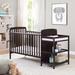 Suite Bebe Ramsey 3-in-1 Convertible Crib & Changer Combo Wood in Brown | 41.75 H x 30.5 W x 18 D in | Wayfair 24900-ESP