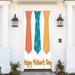 The Holiday Aisle® Happy Father's Day Door Mural Metal in Yellow | 80 H x 32 W in | Wayfair 9D340C596B634ADE8DBC240FFE70932F