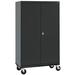 Sandusky Cabinets Transport Mobile Steel in Black | 78 H x 46 W x 24 D in | Wayfair TAWR462472-09