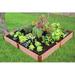 Frame It All 8 ft x 8 ft Composite Raised Garden Bed Composite in Brown | 11 H x 96 W x 96 D in | Wayfair 300001068