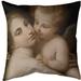 East Urban Home Venus & Cupid Throw Pillow Cover Linen | 14 H x 14 W x 1 D in | Wayfair 76D04A6583664D268981C1D4AA09DAC2