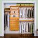 John Louis Home Solid Wood Reach-In Closet System w/ 6-Drawers Solid Wood in Black/Brown | 12 D in | Wayfair JLH-350