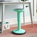 Trule Daniels Wobble Chair Height Adjustable Active Learning Stool Sitting Home Office Green Plastic in Blue | 23 H x 13 W x 13 D in | Wayfair
