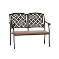 Woodard Casa Aluminum Garden Outdoor Bench Metal | 36.75 H x 44.5 W x 25.5 D in | Wayfair 3Y0404ST-48-27Y