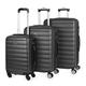 ITACA - Gepäck-Sets, Reisekoffer, Reisekoffer Set, Kofferset, Hartschalenkoffer, Trolley-Set, Luggage - Große Auswahl an Koffer & Trolleys für Jede Reise! 71200, Antrazit