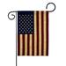 Breeze Decor 2 Piece POW MIA Americana Military Impressions Decorative Vertical 2-Sided Polyester Flag Set Metal in Black | 40 H x 28 W in | Wayfair