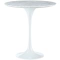 "Lippa 20"" Marble Side Table - East End Imports EEI-280-WHI"