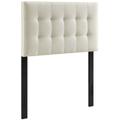Lily Twin Upholstered Fabric Headboard - East End Imports MOD-5148-IVO
