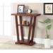 Newport V Console in Mahogany Finish - Convenience Concepts 121399MG