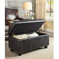 7th Avenue Storage Ottoman in Espresso Finish - Convenience Concepts 163050E