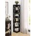 Oxford 5 Tier Corner Bookcase in Espresso - Convenience Concepts 203080ES