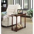 French Country Regent End Table in Mahogany Finish - Convenience Concepts 7103059MG