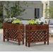 Planters & Potts Large Raised Patio Planter - Convenience Concepts G10112