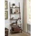 American Heritage Bookshelf Ladder in Driftwood - Convenience Concepts 8043391DFTW