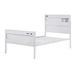 Beachcrest Home™ Egon Platform Bed Metal in White | 44 H x 41 W x 79 D in | Wayfair C09F5573697A4446A94128286D16CAC7