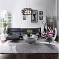 Brown/Gray Sectional - Orren Ellis Leppert 113" Wide Genuine Leather Left Hand Facing Sofa & Chaise Genuine Leather | 38 H x 113 W x 67 D in | Wayfair