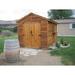 Cedarshed Rancher 8ft W x 12ft D Western Red Cedar Wood Storage Shed in Brown | 105 H x 96 W x 144 D in | Wayfair R812