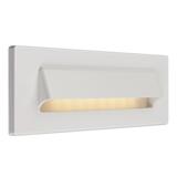 Bruck Lighting Line Voltage Integrated LED Step Light Metal in White | 3.25 H x 8.63 W x 8.63 D in | Wayfair 138022-1wh/hc