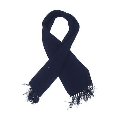 Scarf: Blue Solid Accessories
