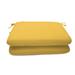 Sol 72 Outdoor™ Outdoor Sunbrella Seat Cushion Acrylic, Polyester in Yellow | 2 H x 18 W in | Wayfair B4A2D3082BB148B8A1F95E6A78FB7BB8