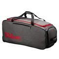 Wilson Unisex Reisetasche/Wheeled Coaches Duffel mit 2 Rollen, grau/rot, WRZ847894