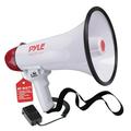 PYLE PMP42BT Bluetooth 40 W Outdoor Megaphone Bullhorn Speaker with AUX/USB/SD,White/Red