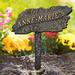 Whitehall Products TLC Personalized Garden Sign Metal | 10.5 H x 6.25 W x 0.5 D in | Wayfair 1225BG