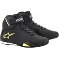 Alpinestars Sektor Scarpe Moto, nero-giallo, dimensione 45 46