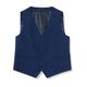 Burton Menswear London Herren Tonal Prince of Wales Slim Vest Weste, Blau (Blau 110), 44R (Size:Large)