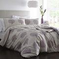 Coppice Tree Duvet Cover and Pillowcase Bed Set, Percale Cotton, Mulberry, King