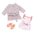 Our Generation – 46 cm Puppenkleidung – Pyjama Outfit – Morgenmantel Accessoire – Rollenspiel – Spielzeug für Kinder ab 3 Jahren – Traum vom Meer