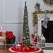 The Holiday Aisle® Pop up Decorated 6' Green Artificial Christmas Tree w/ 100 Clear/White Lights | 60 H x 30 W in | Wayfair